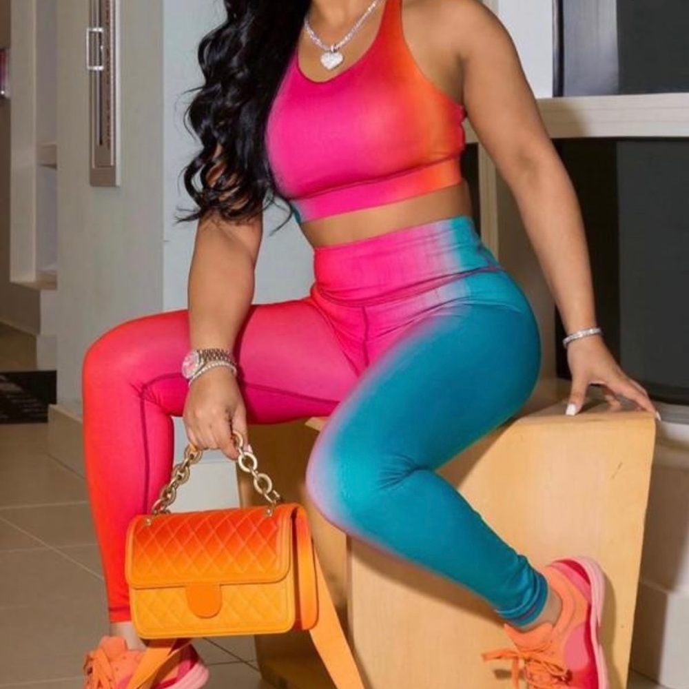 Active Baddie Two-Piece Set. Brand New